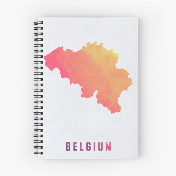 Item preview, Colorful Artistic Map Of Belgium With Gradient Hues In Abstract Style designed and sold by Jerhus.