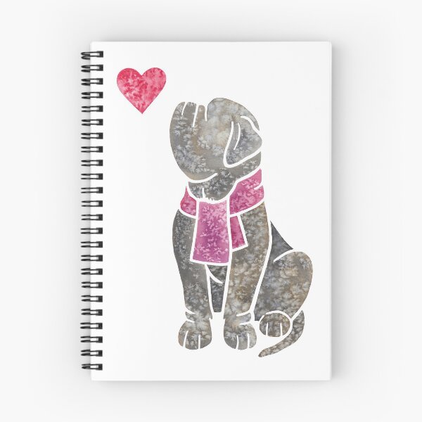 Aperçu de l'œuvre Dogue de Naples à l'aquarelle créée et vendue par animalartbyjess.