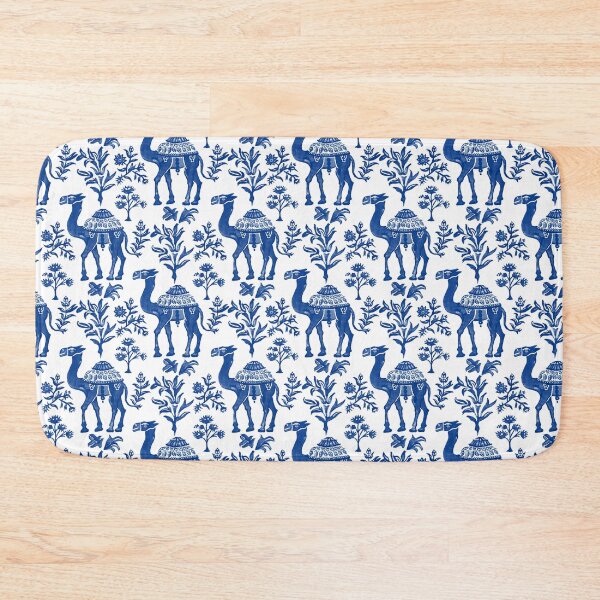 Item preview, Indian block print camels and flowers designed and sold by SmarterThingz.