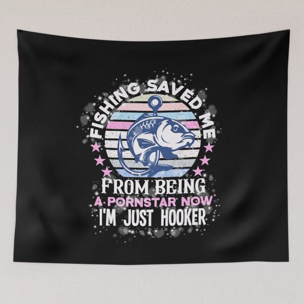 Item preview, Fishing Saved Me From Being A Pornstar #1 designed and sold by creativerooney.