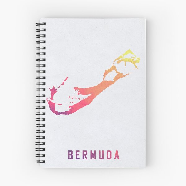 Item preview, Colorful Artistic Map Of Bermuda With Gradient Hues In Abstract Style designed and sold by Jerhus.