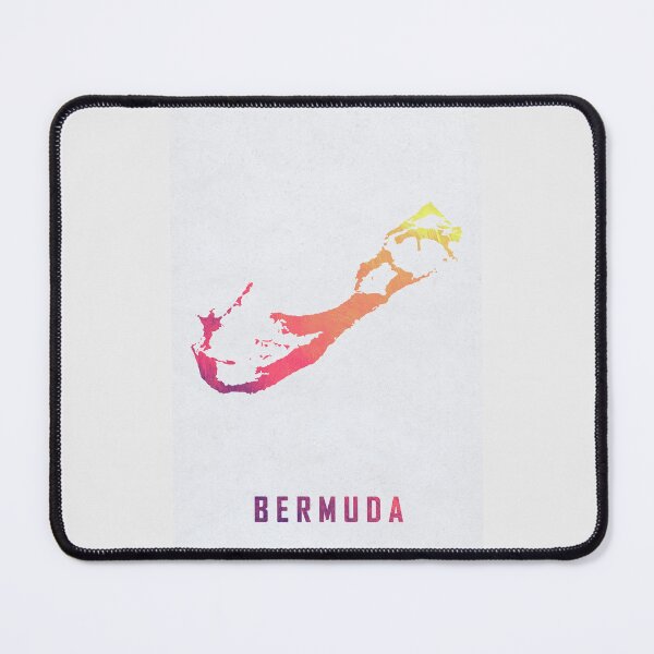 Item preview, Colorful Artistic Map Of Bermuda With Gradient Hues In Abstract Style designed and sold by Jerhus.