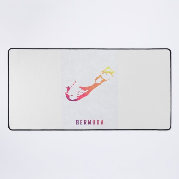 Item preview, Colorful Artistic Map Of Bermuda With Gradient Hues In Abstract Style designed and sold by Jerhus.