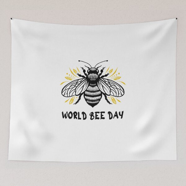 Item preview, World Bee Day, Celebrating the Tiny Heroes of Our Environment designed and sold by JustCrafted.