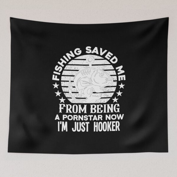 Item preview, Fishing Saved Me From Being A Pornstar #2 designed and sold by creativerooney.