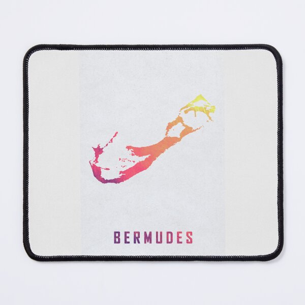 Item preview, Colorful Artistic Map of Bermuda With Gradient Hues In Abstract Style designed and sold by Jerhus.