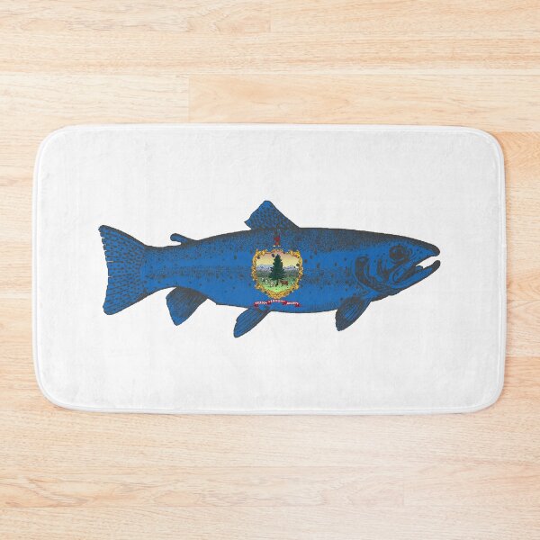 Item preview, Fish Vermont Flag Trout designed and sold by Esskay Designs.