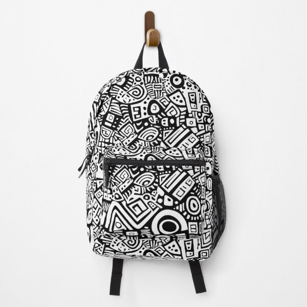 Item preview, Black & White Craft Art Doodle Vector Pattern designed and sold by amortka.