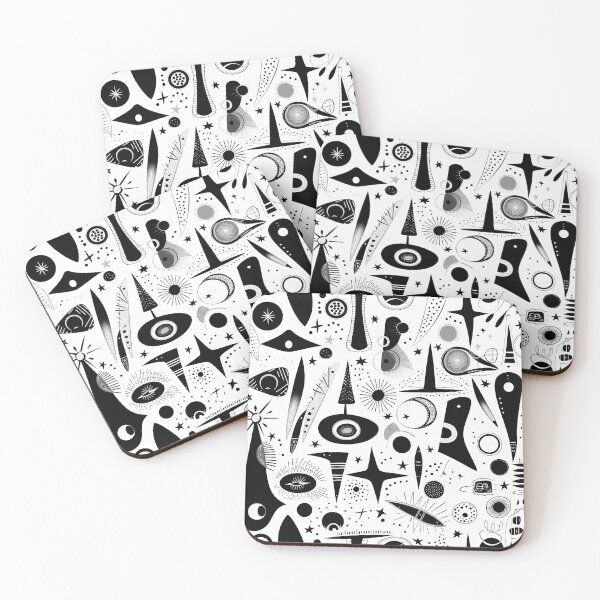 Item preview, Retro Atomic Doodle Art Shapes designed and sold by amortka.