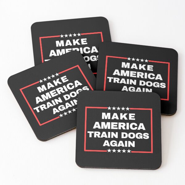 Item preview, Make America Train Dogs Again designed and sold by ANNINOART ⭐⭐⭐⭐⭐.
