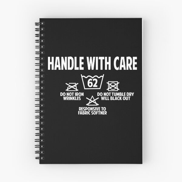 Item preview, Handle with care funny laundry care instruction 62nd birthday  designed and sold by giftfromheart.