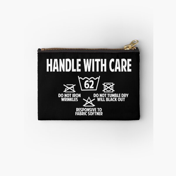 Item preview, Handle with care funny laundry care instruction 62nd birthday  designed and sold by giftfromheart.