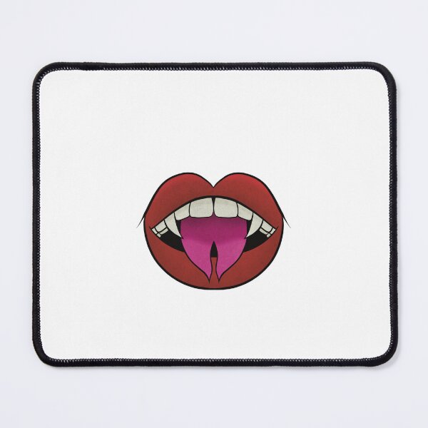 Item preview, A vampire bite with a forked tongue designed and sold by yenniverdesign.