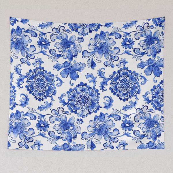 Item preview, Blue and White Porcelain Pattern designed and sold by amortka.