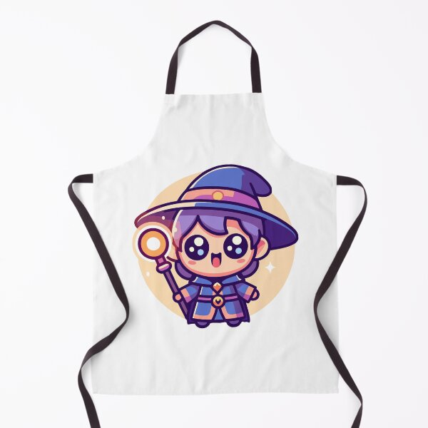 Item preview, Cute Kawaii Wizard with Staff - Magical Cartoon Character designed and sold by Akioos.