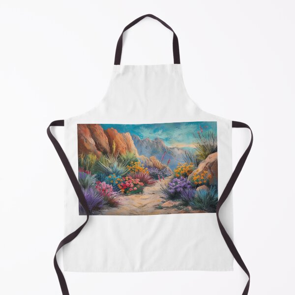 Item preview, Desert canyon with colorful wildflowers designed and sold by palmyst.