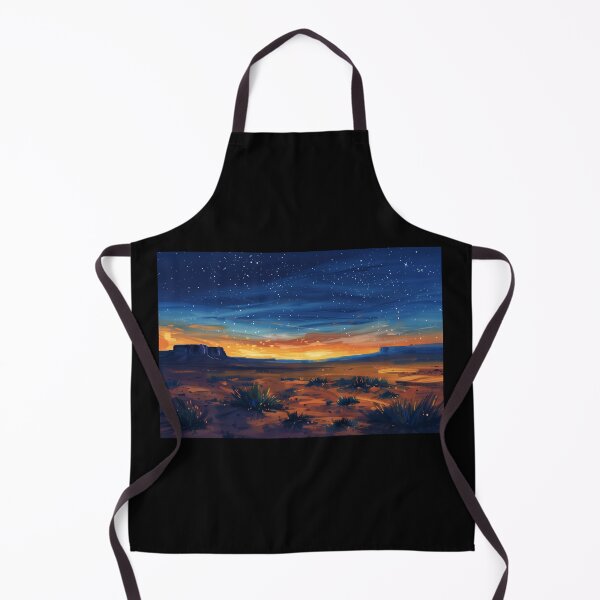 Item preview, Starry night over desert landscape designed and sold by palmyst.