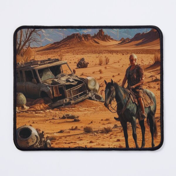 Item preview, Desert rider in a post apocalyptic wasteland designed and sold by Purpleflex.