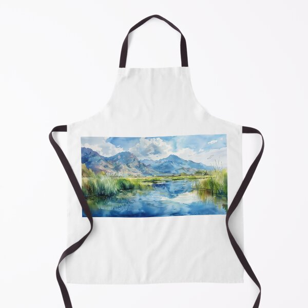 Item preview, Serene lake surrounded by mountains designed and sold by palmyst.