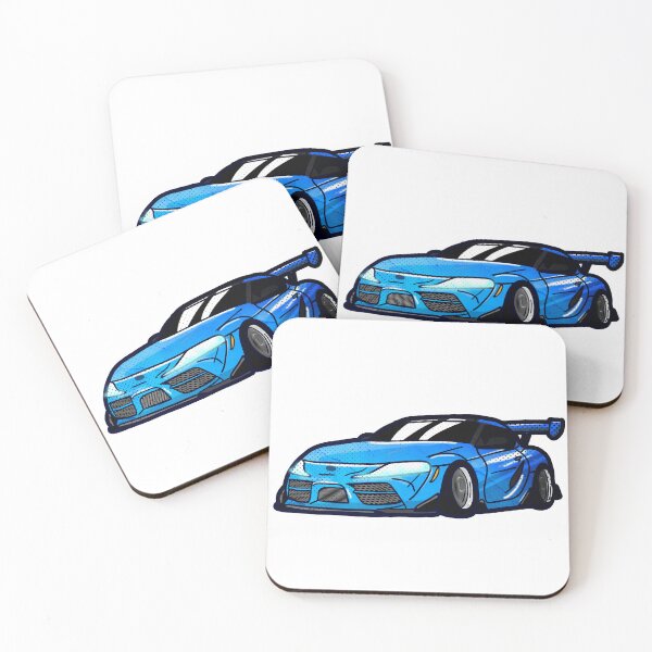 Item preview, Blue Toyota Supra designed and sold by MonkiFlipp.