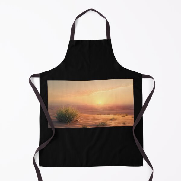 Item preview, Sunset over desert with grass tuft designed and sold by palmyst.