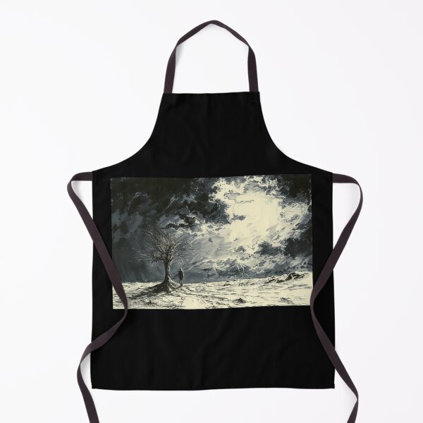 Item preview, Man walking towards lone tree at night designed and sold by palmyst.