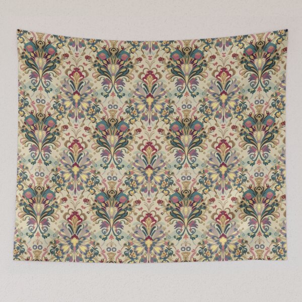 Item preview, Victorian era  inspired intricate floral pattern  designed and sold by metebf.