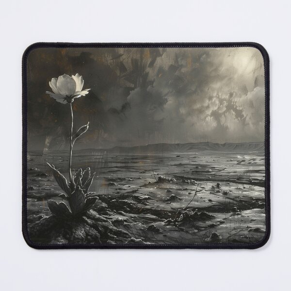 Item preview, Single flower blooming in barren land designed and sold by palmyst.