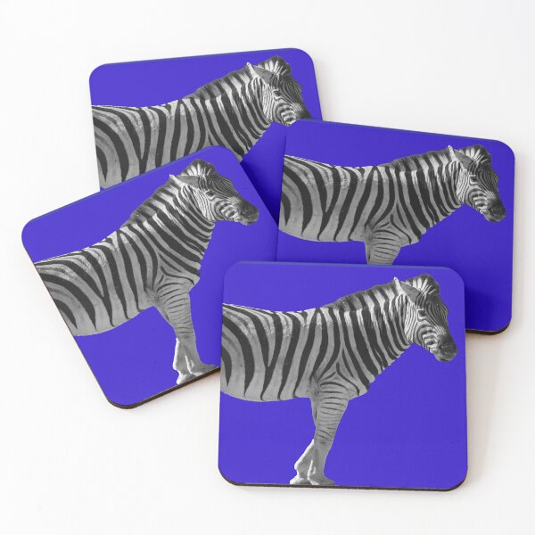 Item preview, Zebra on blue designed and sold by Photopat.