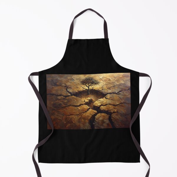 Item preview, Tree on cracked ground in desert designed and sold by palmyst.
