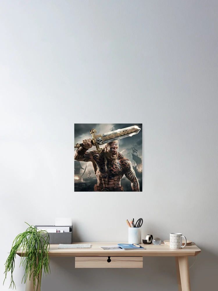 Thumbnail 2 of 3, Poster, Viking designed and sold by Rade85.