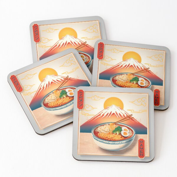 Item preview, Retro Japanese Ramen Art Prints for Your Kitchen designed and sold by Ceemko's Vintage Corner.