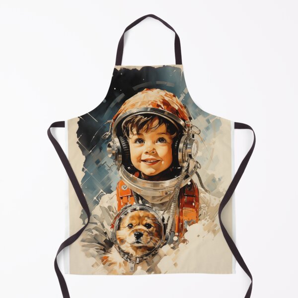 Item preview, Little astronaut boy and dog designed and sold by PetsArt.
