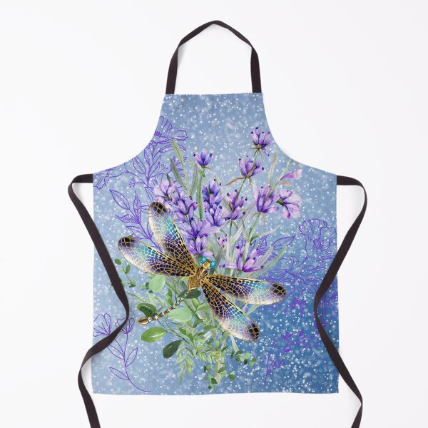 Artikelvorschau, Libelle mit lila Blüten entworfen und verkauft von tomorrowsart.