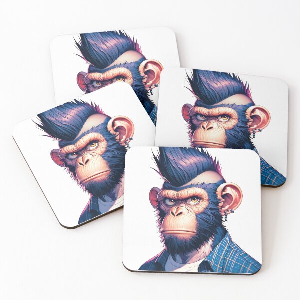 Item preview, Punk Chimp designed and sold by 0penvimark.