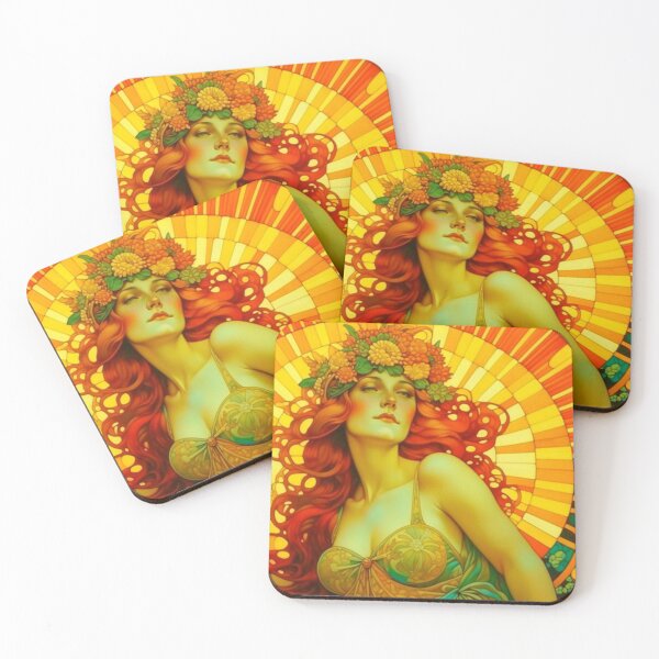Item preview, Art Nouveau Litha designed and sold by HolidayBug.