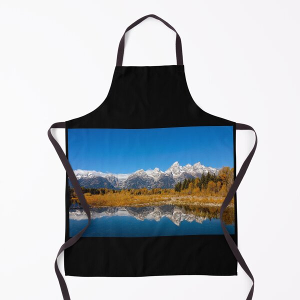 Item preview, Majestic Wyoming Teton Range Reflected In Water designed and sold by RocketshipRetro.