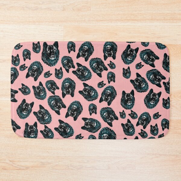 Item preview, Totem Romeo the wolf pattern in Pink designed and sold by belettelepink.
