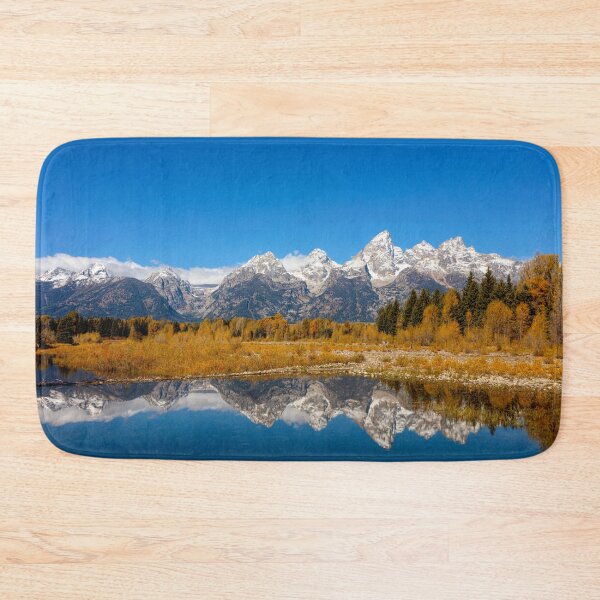 Item preview, Majestic Wyoming Teton Range Reflected In Water designed and sold by RocketshipRetro.