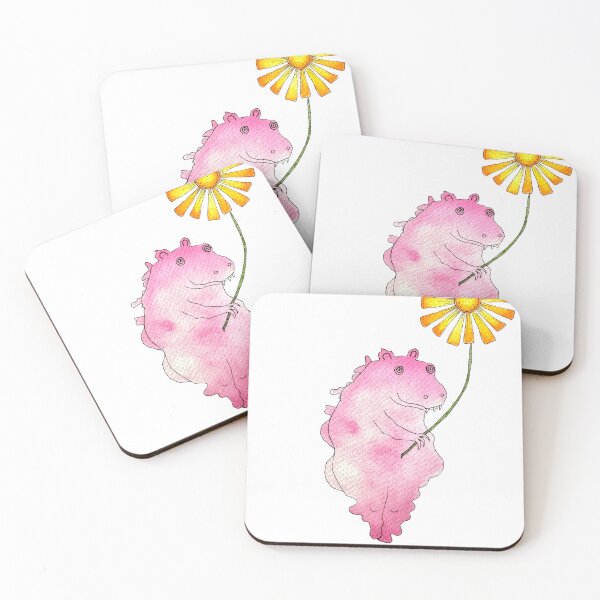 Item preview, Hippo with Daisy  designed and sold by KakiDimock.