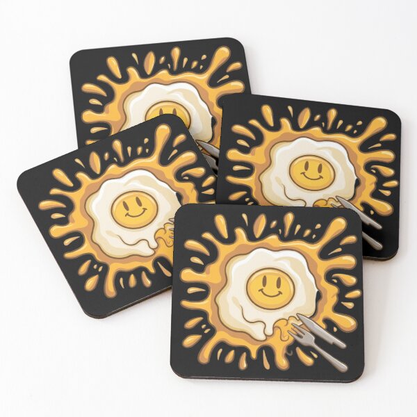 Item preview, Fried eggs with sauce cartoon designed and sold by IdeaND.