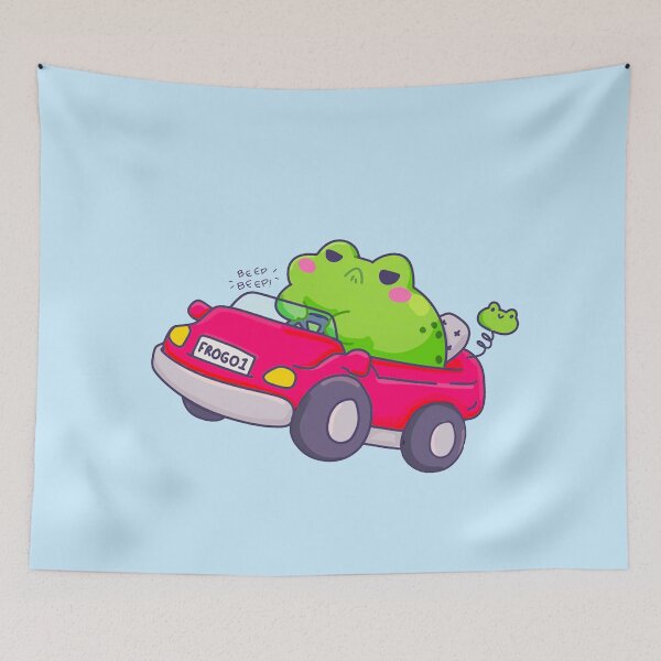 Item preview, Road Rage Frog in a Car  designed and sold by jelibobs ..