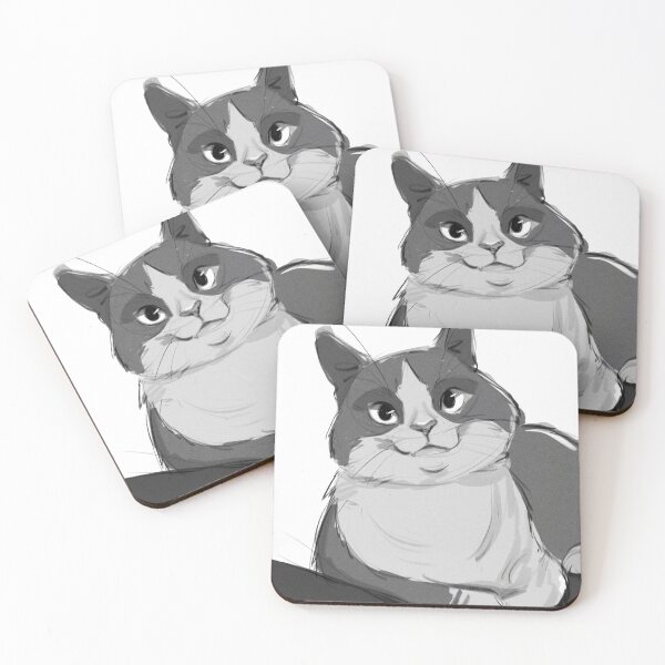 Item preview, Cat sketch designed and sold by Aga Maszota.