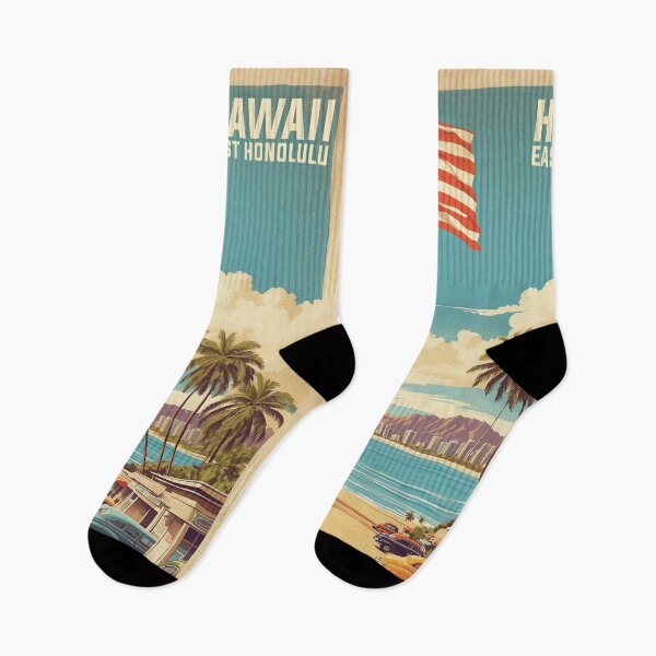 Item preview, East Honolulu Hawaii USA Vintage Travel Tourism  designed and sold by TravelersGems.