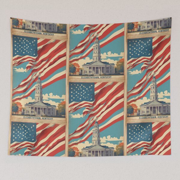 Item preview, Elizabethtown Kentucky USA Vintage Travel Tourism  designed and sold by TravelersGems.