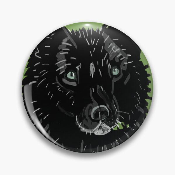 Item preview, Totem Romeo the wolf pattern in Green designed and sold by belettelepink.