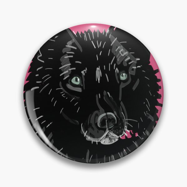 Item preview, Totem Romeo the wolf pattern in Magenta designed and sold by belettelepink.
