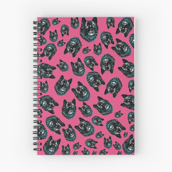 Item preview, Totem Romeo the wolf pattern in Magenta designed and sold by belettelepink.