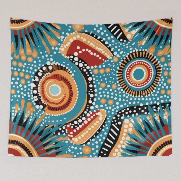 Item preview, abstract aboriginal art designed and sold by Vilemo.