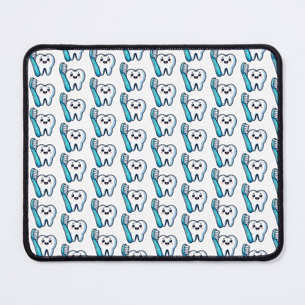 Item preview, Cute Tooth with Toothbrush Cartoon designed and sold by Akioos.